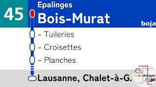 tl Ansagen | 45 Epalinges Bois-Murat - Lausanne, Chalet-à-Gobet | BoJa Ansagen