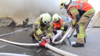 Brand bei Fa. Häusle in Lustenau