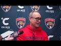 paul maurice panthers pregame florida at washington captials