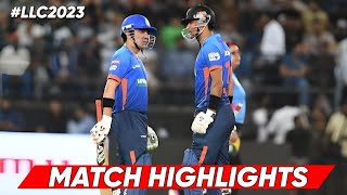 India Maharajas vs Asia Lions 1st LLC T20 Cricket Match Full Highlights Cricket Highlights 10/3/2023