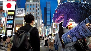 A walk in Shinjuku, staying at the GODZILLA Hotel (Gracery Shinjuku)