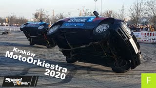 MotoOrkiestra WOŚP 2020 Driving on 2 wheels, action, drift, stunt by Speed \u0026 Power