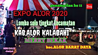 Expo Alor 2020.KECAMATAN ALOR BARAT DAYA /LOMBA SOLO