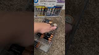 Battery Storage Solution // Cheap Home Organization Hacks