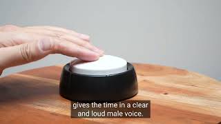 Large Talking Alarm Clock for Blind, visually impaired, Elderly, Hearing aid