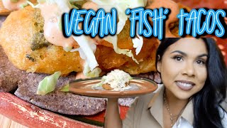 Vegan Beer Battered 'Fish' Tacos using Hearts of Palm | VivaVerduras