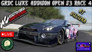 GRDC Luke Addison Season 3 Race 4 at Suzuka | Nissan GTR | Assetto Corsa Competizione