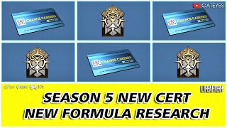 LifeAfter💥SEASON 5 Spoilers 2: FREE Cert Card, New Class Ark Knight, New Formula Research How to get