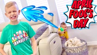 April Fools Day JoKes On Tannerites KiDs! Squirted By BrOther!