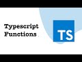 TypeScript Function Tutorial – Complete Guide to Writing Typed Functions | Full Step-by-step Guide