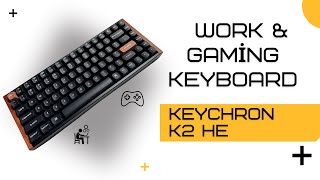 Keychron K2 HE Wireless Magnetic Switch Custom Mechanical Keyboard - Unboxing \u0026 Sound Test