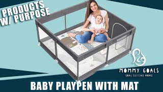 Playpen for Babies - Product Review - https://amzn.to/4h5hW7p | MOMMY GOALS