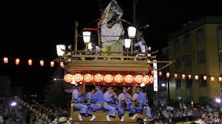 大塚野の山車　のの字廻し～曳き別れ　七丁連合式典　潮来祇園祭禮2018　中日　00219