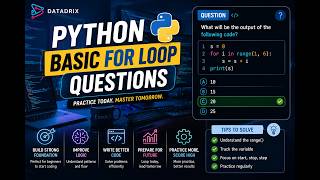 Python For Loop Questions | DATADRIX |