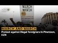 March and March protest against illegal foreigners