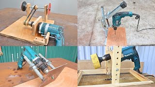 4 great ideas for hand drills / Tips for making effective homemade tools using a drill