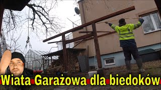 Jak zbudować wiatę garażową 35m2 za 1500 zł ?  część 1.