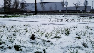 Why I don't like snow anymore | Vlog 01: First Snow of 2025