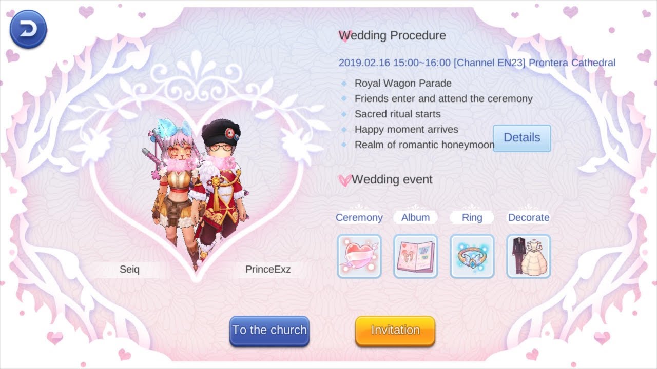 Ragnarok M Eternal Love Wedding Quest And Reserve A Wedding Date Youtube