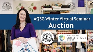 AQSG Winter Seminar Auction With Guest Julie Silber!