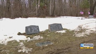 Search for answers after tombstones damaged in Newaygo