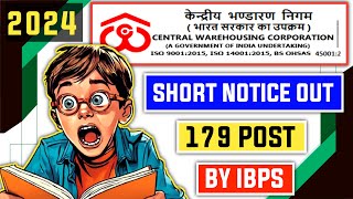 CWC Warehousing Corporation Recruitment 2024 Short Notification Out