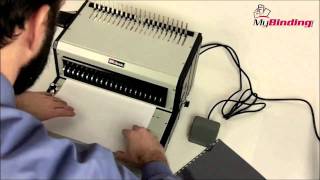 Akiles AlphaBind-CE Electric Plastic Comb Binding Machine - Demo