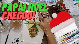 Review da aquarela em tubos da Van Gogh + 1ª AQUARELA DE NATAL DE 2020!