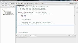 Eclipse - Basic Class Example