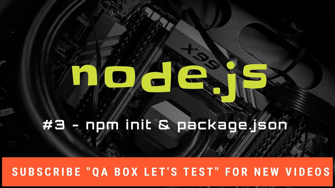 3 Nodejs Npm Init And Package Json Youtube 3 Nodejs Npm Init And Package Json Youtube