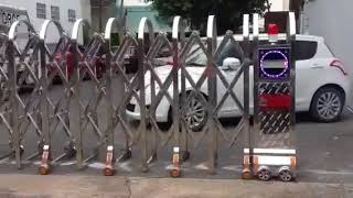 Folding gate T. 089 774 2669  ประตูเลื่อนพับเก็บ ประตูยืด