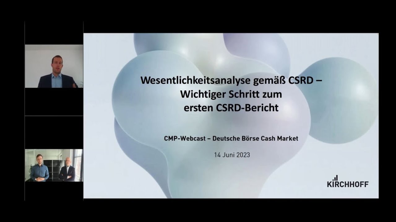 Wesentlichkeitsanalyse Gemäß CSRD – Wichtiger Schritt Zum Ersten CSRD ...