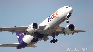 FedEx Express Boeing 777F (N862FD) takeoff from NRT/RJAA (Tokyo - Narita) RWY 16R