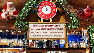 Bonner's Christmas Wonderland | The World's Largest Christmas Store | 4K - Walking Tour