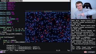 Coding an Electrostatic Simulation in Pure C