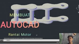 Cara Membuat Rantai Motor Dari AUTOCAD 3D |Autocad 2019|