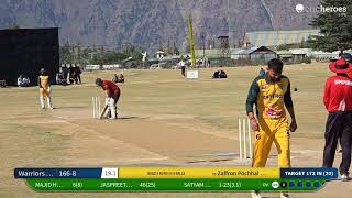 Live Cricket Match | Zaffron Pochhal Cricket Club vs Warriors Kishtwar | 15-Oct-24 10:01 AM 20 | ch