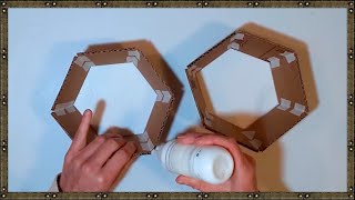 2 ideas for cardboard boxes | DIY cardboard art
