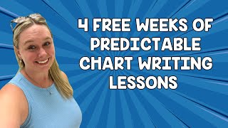 Free 4 Weeks of Predictable Chart Writing Lessons | Full SPED Ahead