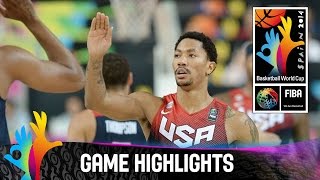 Slovenia v USA - Game Highlights - Quarter Final - 2014 FIBA Basketball World Cup