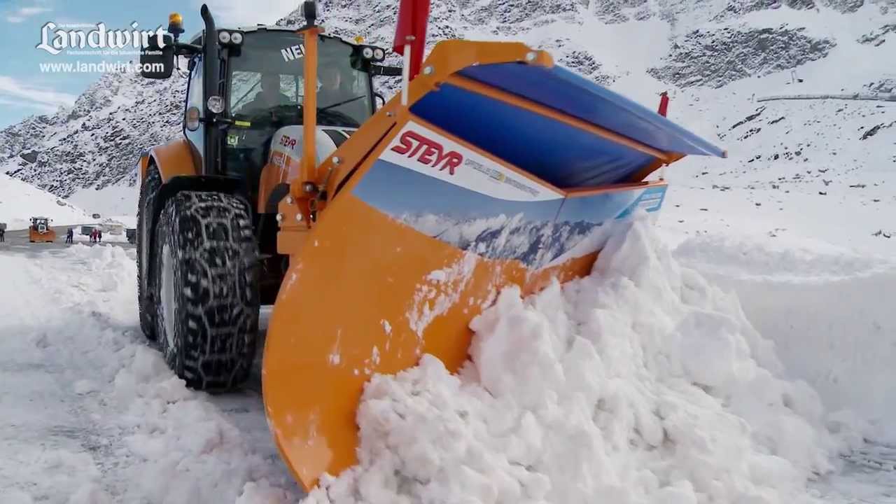 Steyr Traktoren Im Winterdienst | German - YouTube