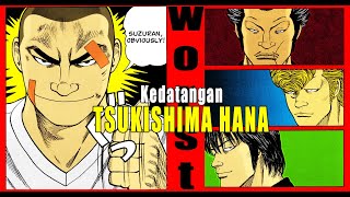 manga kartun worst - Tsukishima Hana datang !