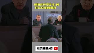 EMİNEDEN ÖTÜRÜ 10 SENE 😂😂😂 komik montaj Erdoğan \u0026 Kılıçdaroğlu #shorts komik video siyasiler