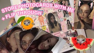 flip thru my misc photocard collections and store new pcs with me! (twice, stayc, aespa, etc)