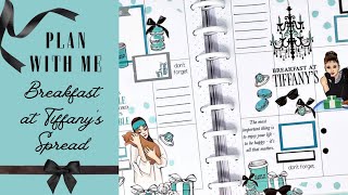 PLAN WITH ME | RONGRONG ‘BREAKFAST AT TIFFANY’S’ SPREAD | THE HAPPY PLANNER