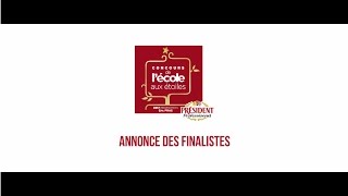 Eric Pras dévoile les finalistes du Concours de l'École aux Étoiles 2017