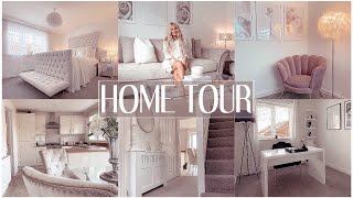 FULL HOME TOUR | LUXE ON A BUDGET | white & grey interior/shop my home ✨