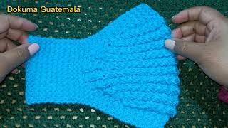 La vincha más pedida, tejida en tricot (dos agujas) #comenta #comparte #suscribete #teje #knitting