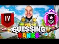 GUESSING RANKS RETURNS