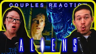 Aliens (1986) Couples REACTION!! | Special Edition | Is it better than the first?!